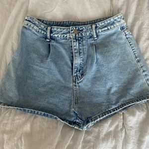 Denim shorts